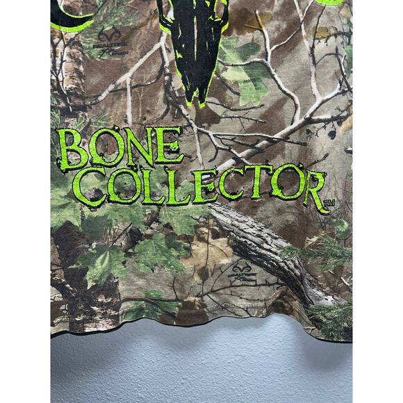 Realtree Bone Collector Shirt Real Tree Xtra Green Camo Graphic Tee XL - Picture 5 of 10